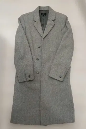A.P.C. 그레이 체스터 코트