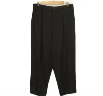 아즈노우아즈오오라카 17호 마스큘린 심플 팬츠 블랙