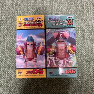 원피스 월드 컬렉터블 피규어 프랭키 2체 세트