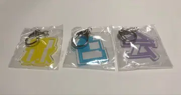 녹황색사회 굿즈 아크릴 키링 스트랩 3개 세트