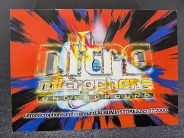 Nitro Microphone Underground 플라이어와 스티커