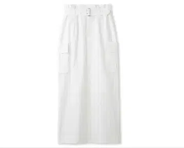 FRAY I.D 벨트 타이트 스커트 화이트