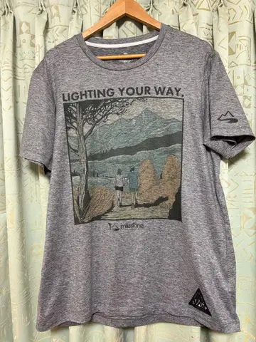Milestone 그레이 T셔츠 L사이즈