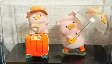 아기돼지 lulu 트래블 피규어