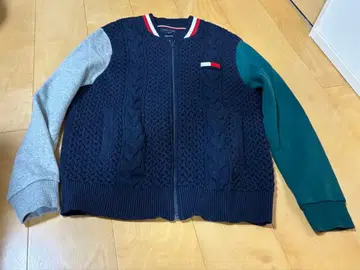 타미힐피거 스웨터 지퍼