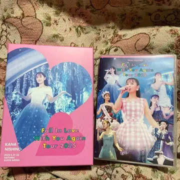 니시노 카나 완전 생산 한정판 2DVD 2025 투어 스티커 포함