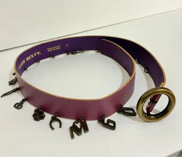 MISS SIXTY 가죽 벨트 참 벨트 y2k 헤이세이 패션