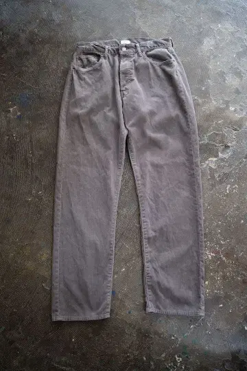 CIOTA 수빈 코튼 코듀로이 스트레이트 5P 팬츠 GRAY 사이즈 30