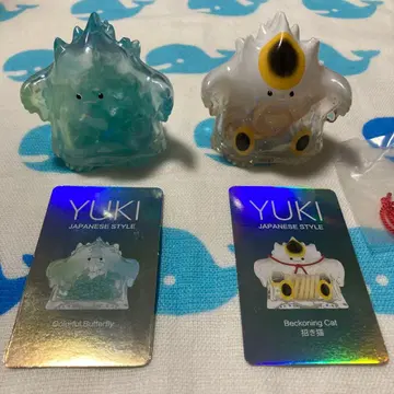 YUKI 나비 마네키네코 2개 세트 POPMART