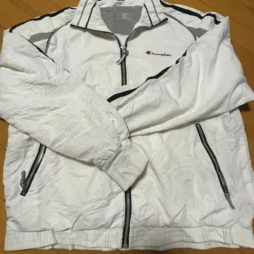 Champion 나일론 자켓 화이트