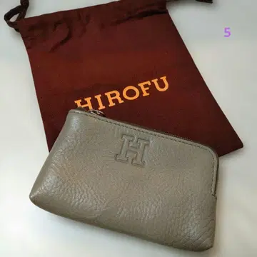 미사용 새상품 히로 가죽 컴팩트 카드 케이스 키케이스