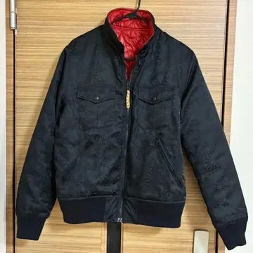 TAKEO KIKUCHI 리버서블 블루종 일본풍 패턴 x 퀼팅 M