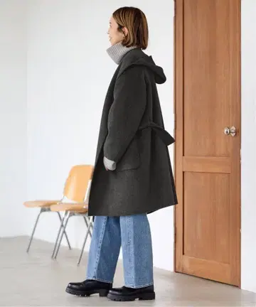 SUPER160's 후디 숏코트