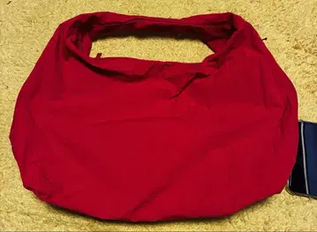 빨간색 토트백 드로우 스트링