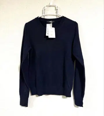 UNIQLO 캐시미어 100% 네이비 스웨터 S
