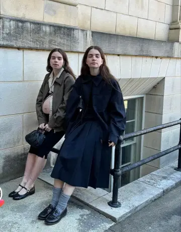 peche 플리츠 스커트 블랙