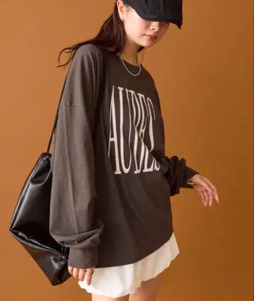 mystic BIG 로고 롱 셔츠