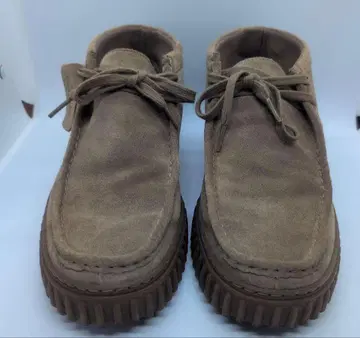 clarks 왈라비 부츠 베이지 스웨이드