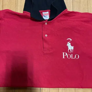 POLO 셔츠 레드 사이즈 L