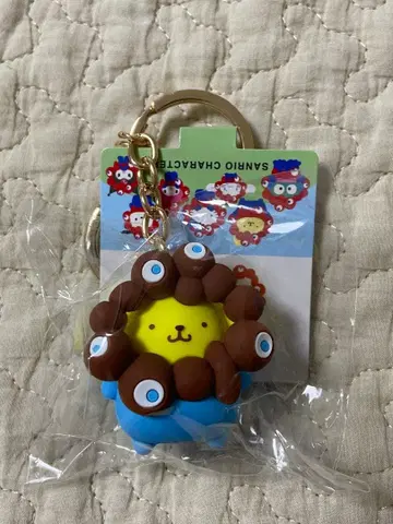 산리오 미야쿠미야쿠 파스텔 키링 폼폼푸딩