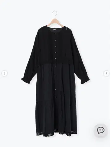 Samansa Mos2 [ S/M 사이즈 ] 레이스 패치워크 원피스