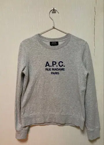 A.P.C. 아페쎄 그레이 맨투맨 트레이닝복 S 사이즈