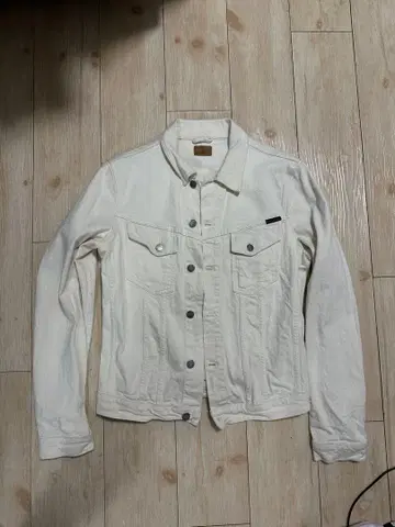 새상품급 Nudie Jeans 드라이 트윌 데님 자켓 베이지 M