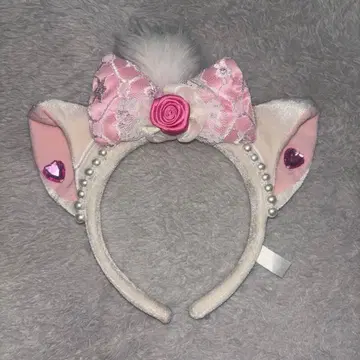 마리 머리띠 장미