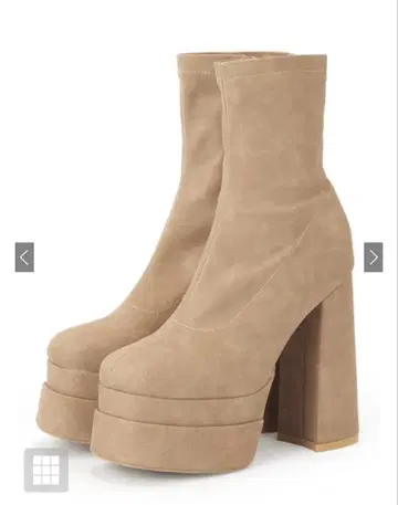 청키힐 통굽 숏부츠 22.5cm 미사용 미개봉 새상품