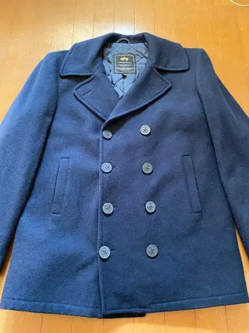 알파인더스트리 P 코트 XXL 네이비 빅 사이즈