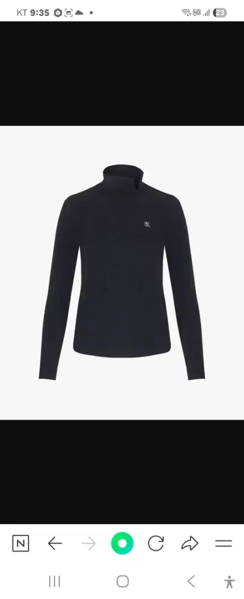 Fair Lair Basic Half-Neck Slit T-shirt New Product