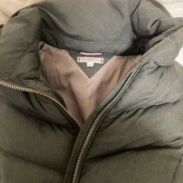 타미힐피거 그레이 롱 다운 자켓