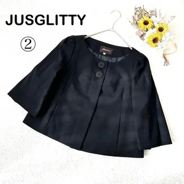 [ JUSGLITTY ] 노카라 자켓 포멀 블랙