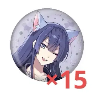 니지산지 완냥Days vol.2 나가오 케이 캔뱃지 15개