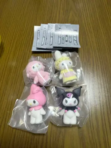 Netflix 마이멜로디 & 쿠로미 플로키 피규어 가챠 컴플리트