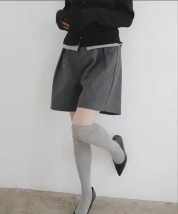 LIAN 울라이크 하프 팬츠 차콜 그레이