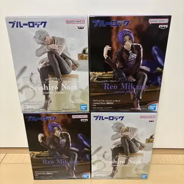 블루 록 나기 세이시로 미카게 레오 피규어 4체 세트