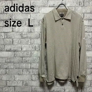 [ adidas ] 아디다스 긴팔 피케 셔츠 골프웨어 L 사이즈 멋짐
