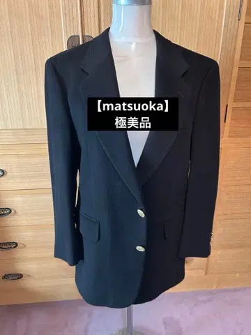 [ matsuoka ] 블랙 테일러드 자켓