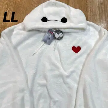 새상품 디즈니 베이맥스 플리스 후드티 여성용 LL 코스튬