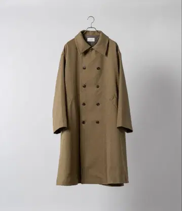 soerte 오버 사이즈 더블 브레스트 스탠드 카라 코트