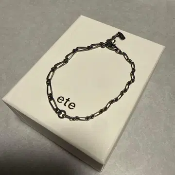 ete 팔찌 블랙 실버 925