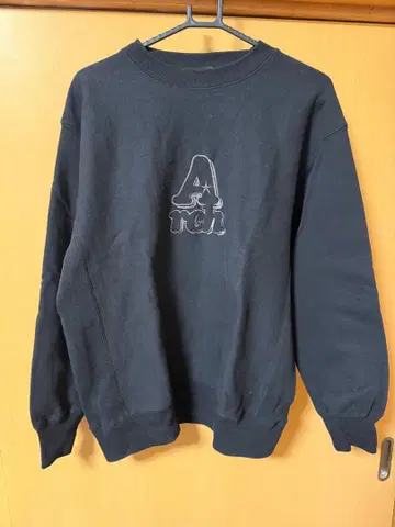 Arch 농구 블랙 로고 자수 크루넥 트레이닝복 L 사이즈