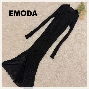 [ 에모다 ] 시스루 니트 원피스 블랙 레이어드 시어 성인 모드