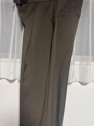 노블 에스테르 트윌 슬랙스 팬츠 브라운