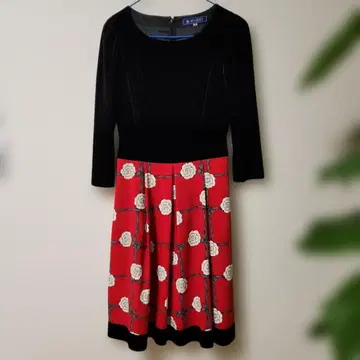 파티 등, 엘레강트한 꽃무늬 리본 포함 원피스