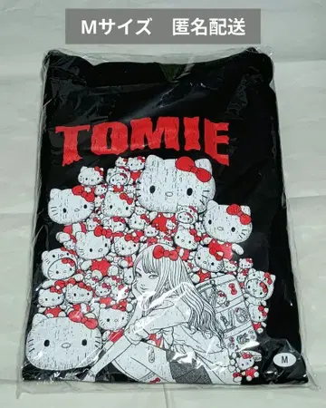 미사용 이토 준지 x 산리오 캐릭터즈 후드티 M 갸루 토미에 x 헬로키티