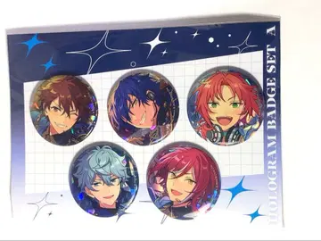 앙스타 프로세카 콜라보 홀로그램 캔뱃지 세트 A