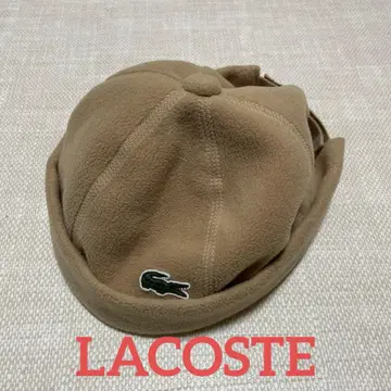[새상품급] LACOSTE 라코스테 피셔맨 캡 플리스 베이지