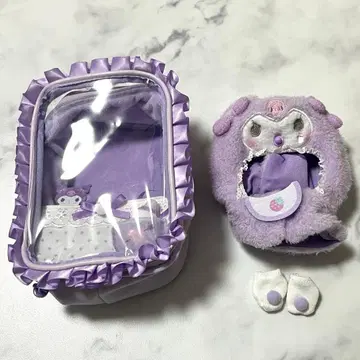 쿠로미 봉제 인형 파우치 옷 세트